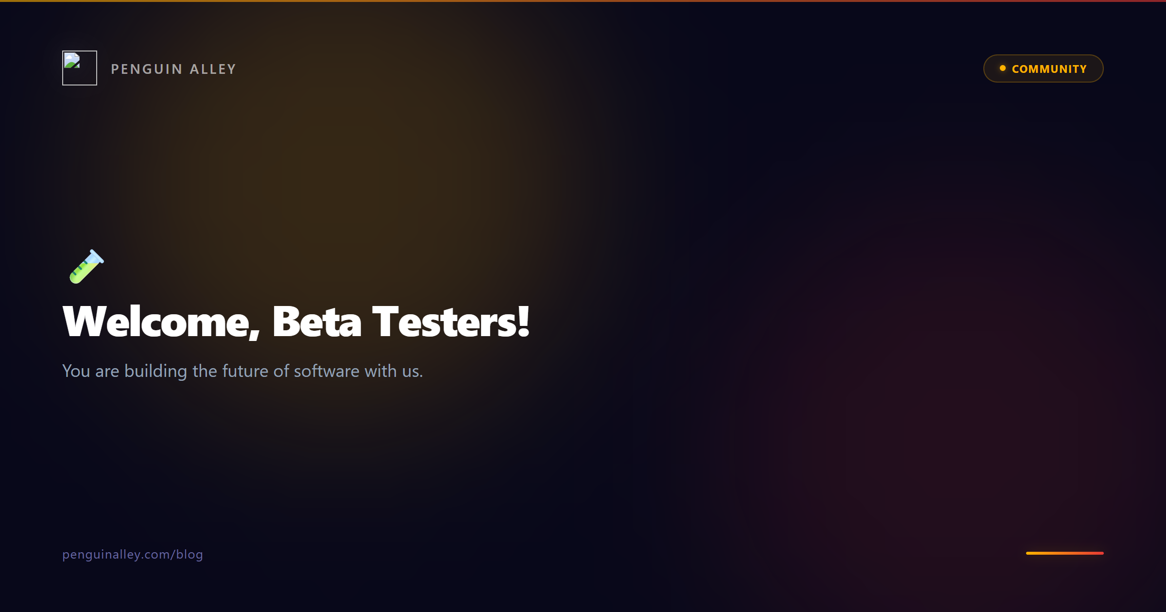 Welcome, Beta Testers! You Are Building the Future of Software With Us